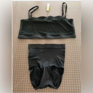 *SOLD* SKIMS 4 piece SHAPEWEAR BUNDLE 2-Briefs 2-Bandeau Bras L/XL + Free Gift